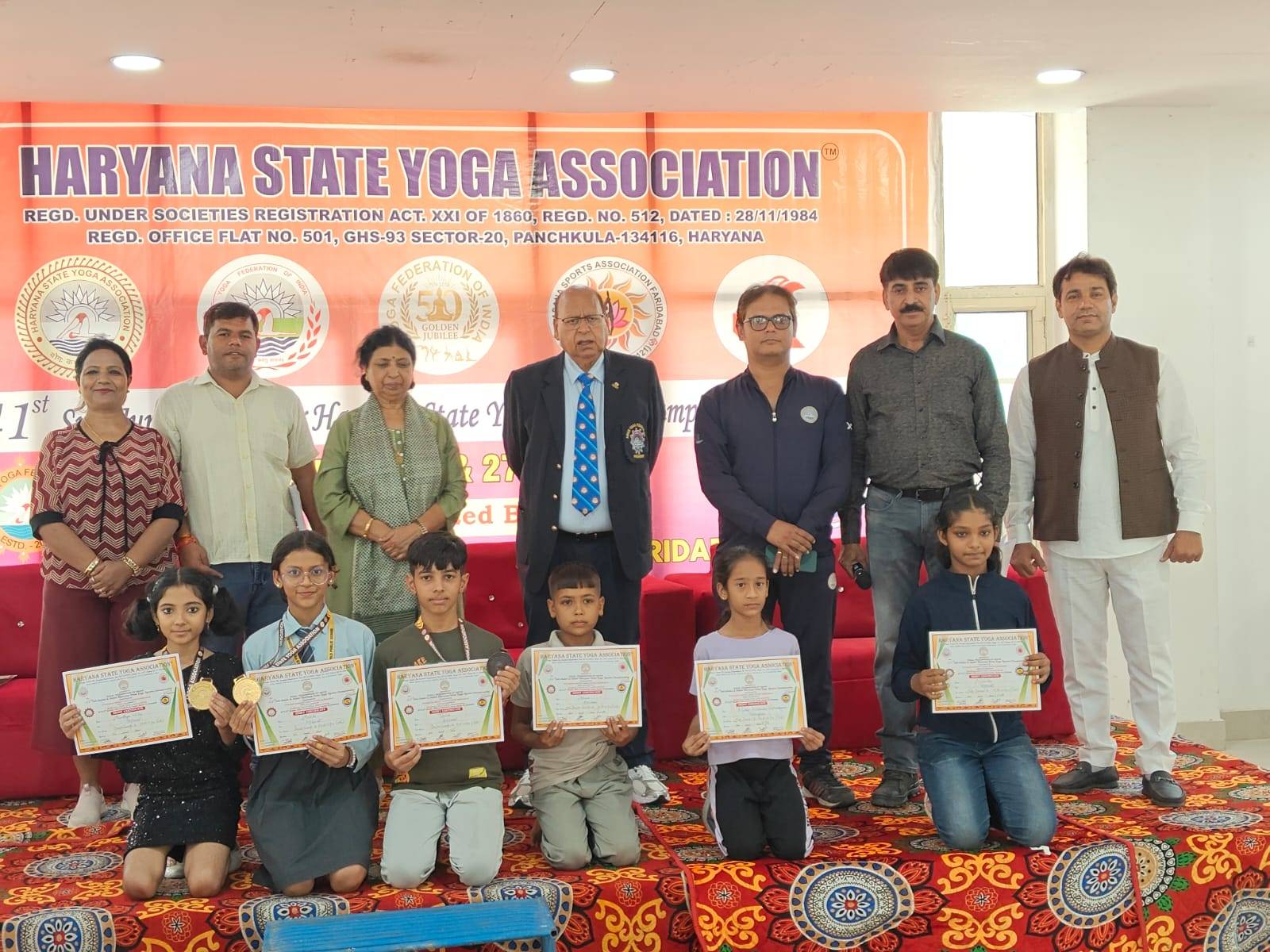 Yoga Championship organized by Yoga Federation of India