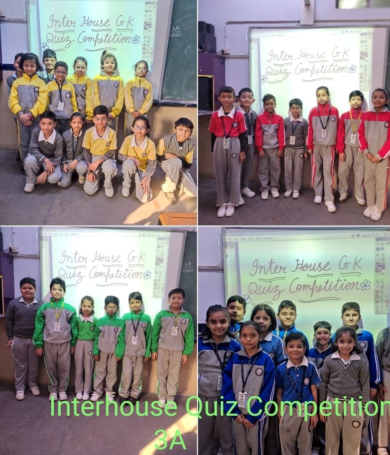 Inter house quiz competition